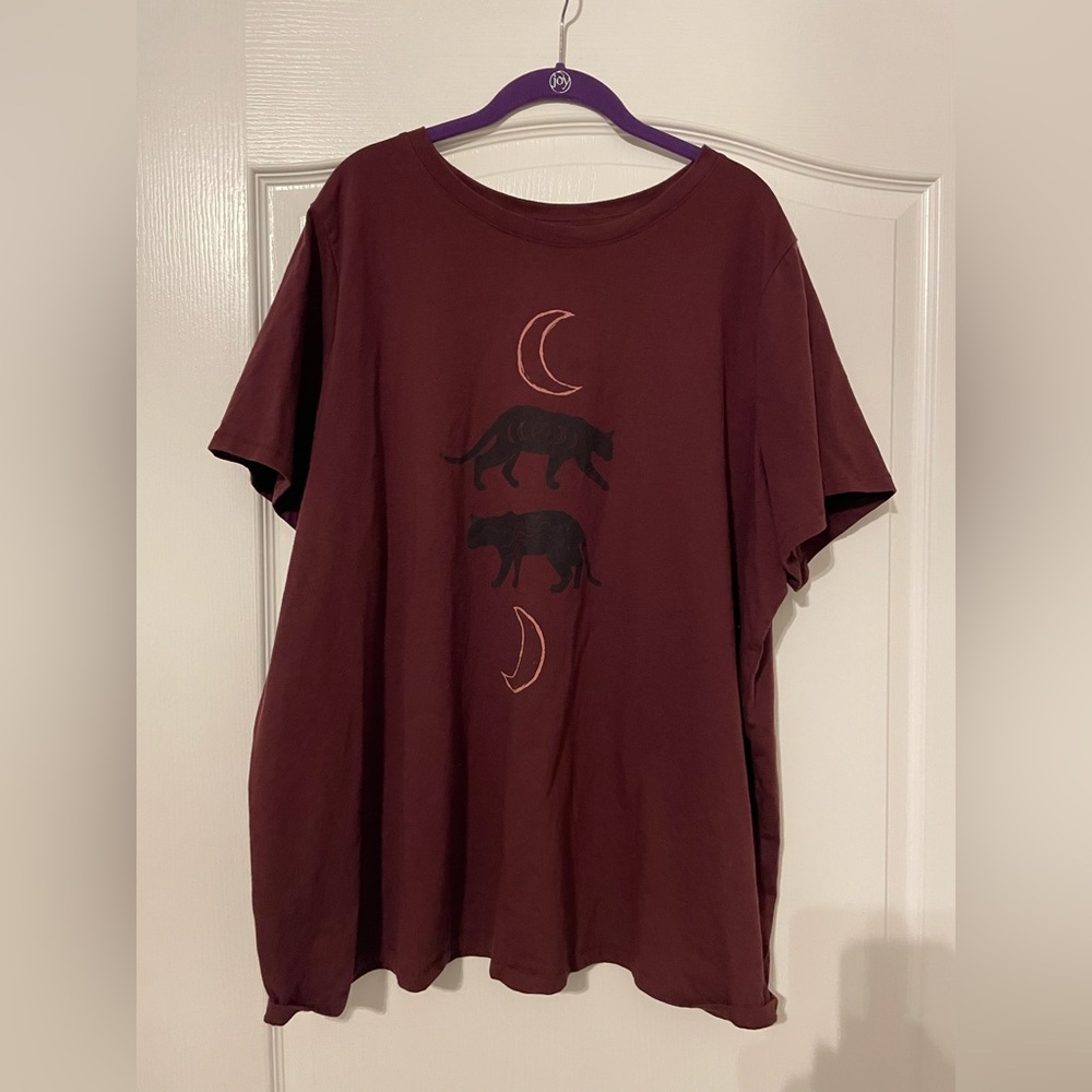 Sonoma Burgundy Panther Moon Tee
